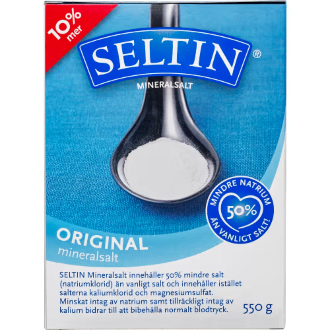 Seltin Mineralsalt Original - Mineral-Enriched Salt Substitute 550g
