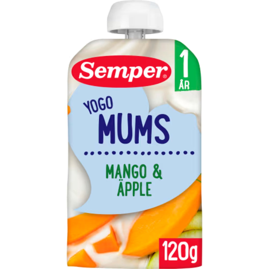 Semper Mango Yoghurt 12 Månader - Mango Yogurt 120g