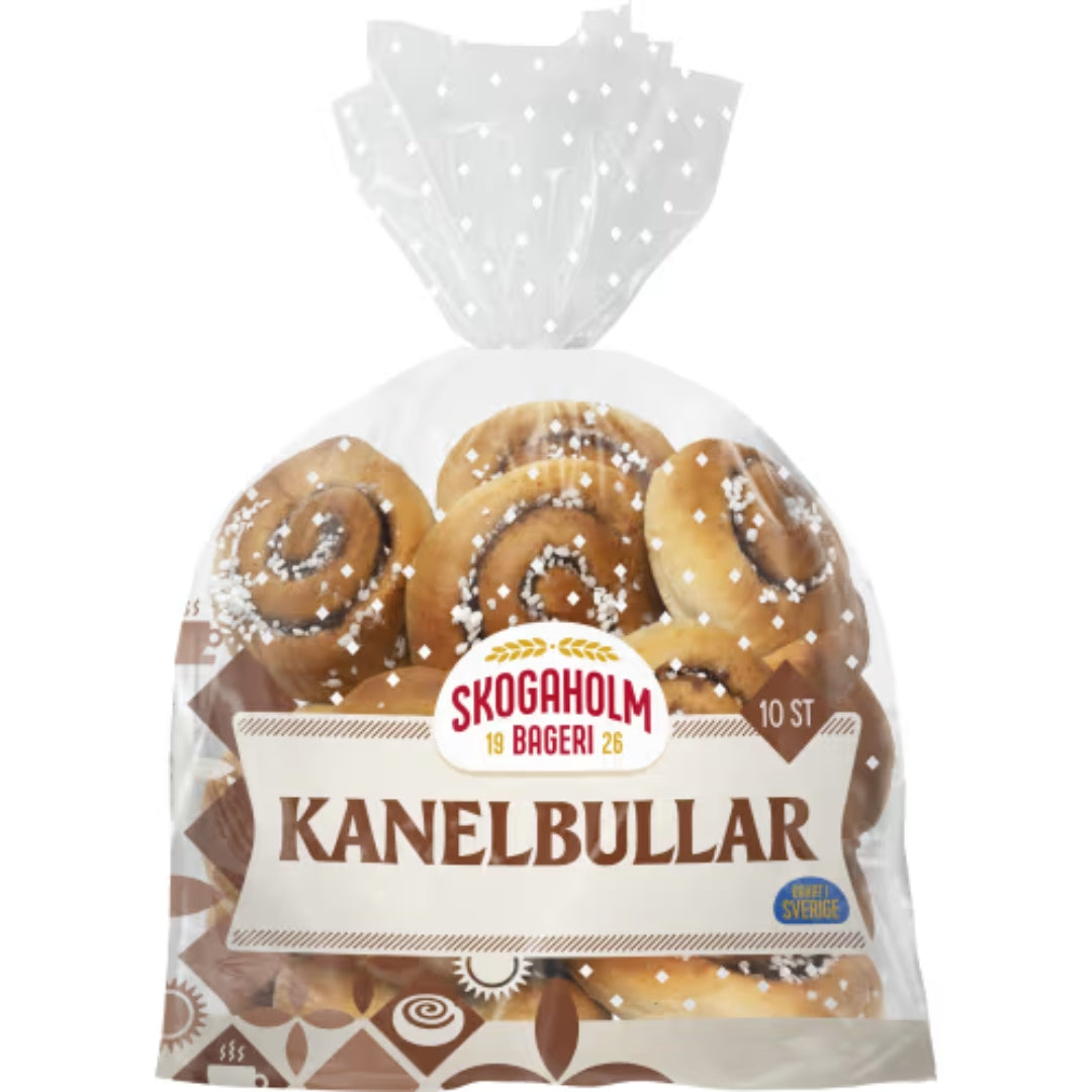 Skogaholm Kanelbullar 10-pack - Cinnamon Buns 450g