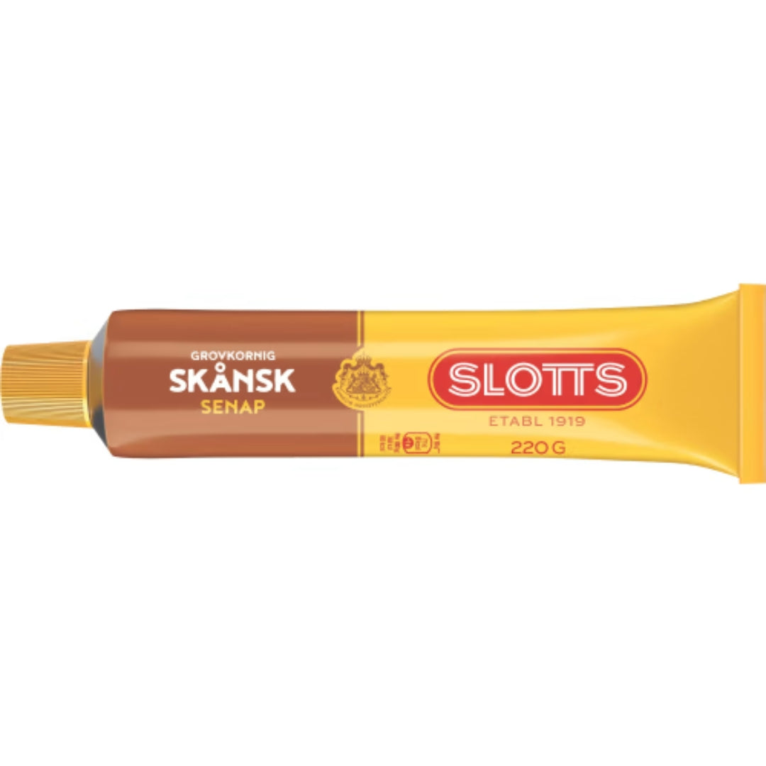 Slotts Skånsk Senap - Coarse & Strong Mustard 220g