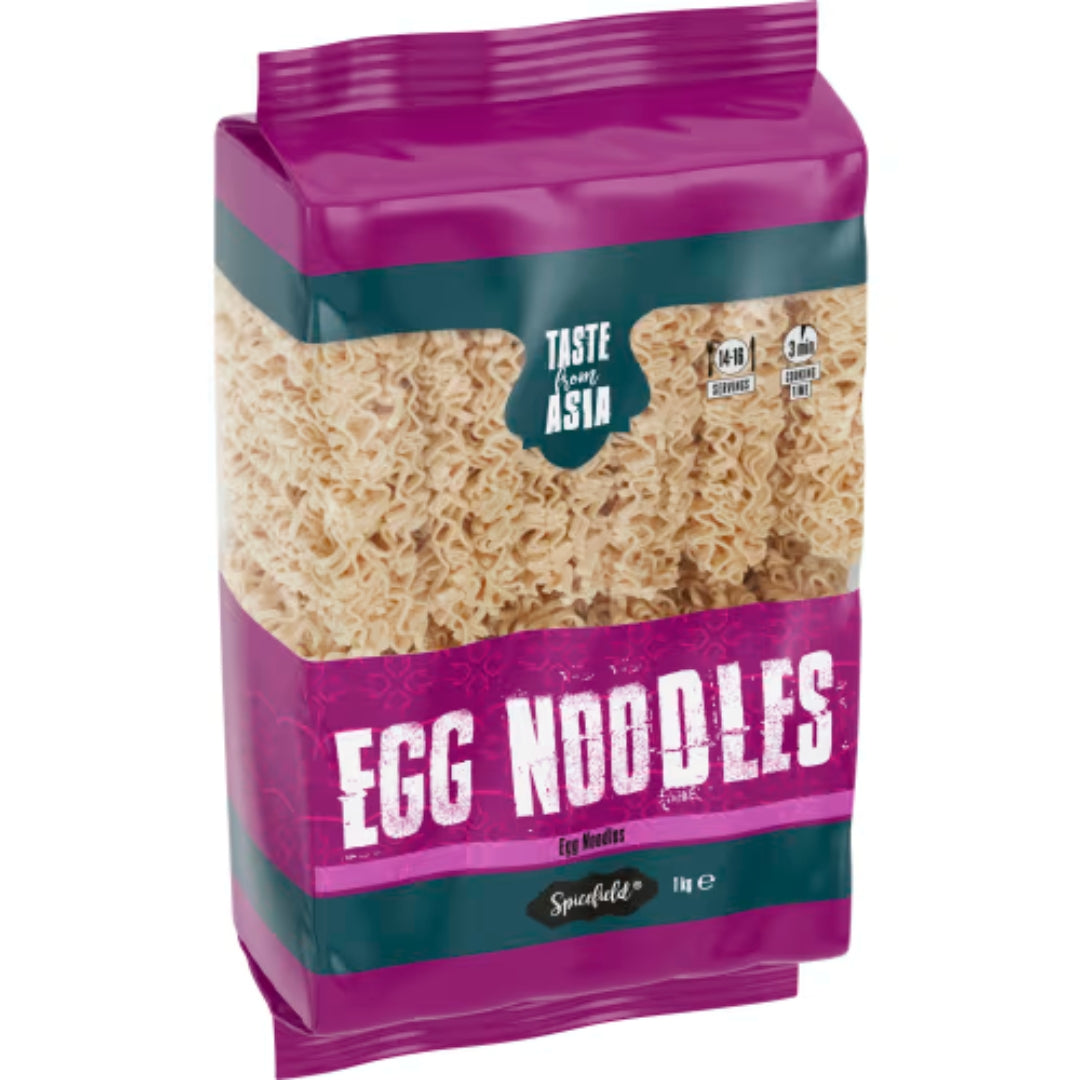 Spicefield Äggnudlar - Egg Noodles 1kg