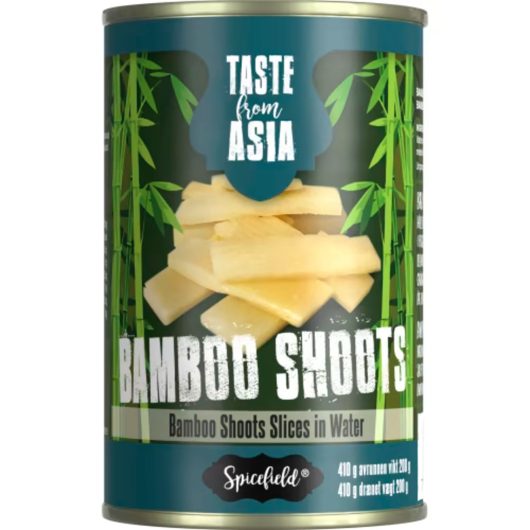 Spicefield Bamboo Shoots - Sliced Bamboo Shoots in Water 410g