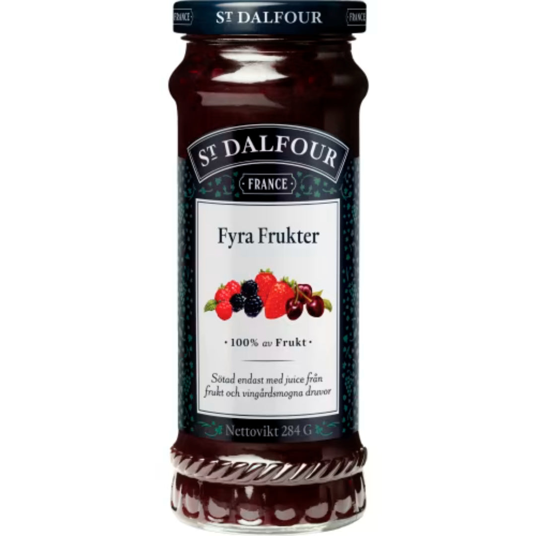 St Dalfour Fyra Frukter Marmelad - Four Fruits Marmalade 284g