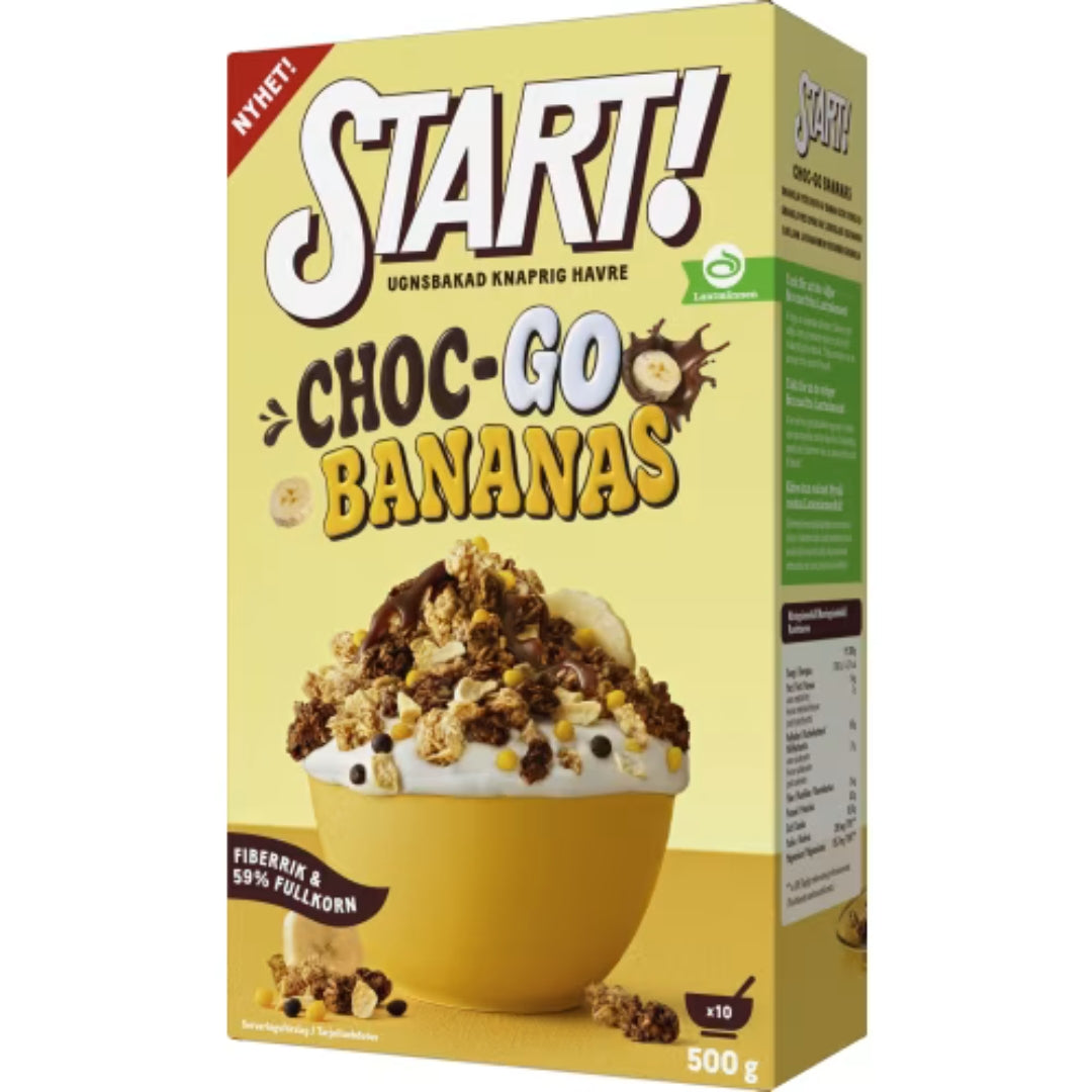 Start! Choc-go Bananas Granola - Choc-go Bananas Granola 500g