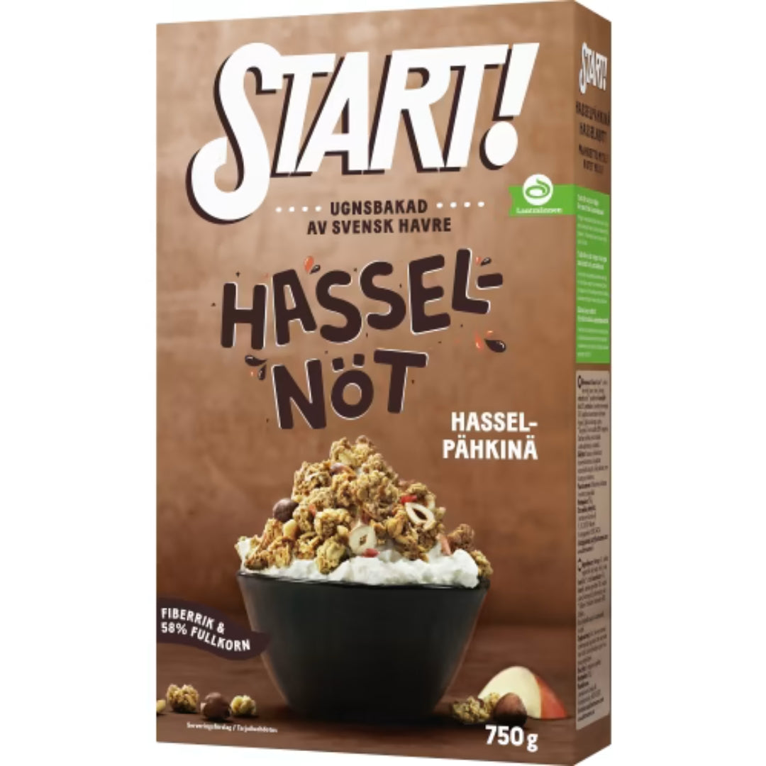 Start! Hasselnöt Granola - Hazelnut Granola 750g