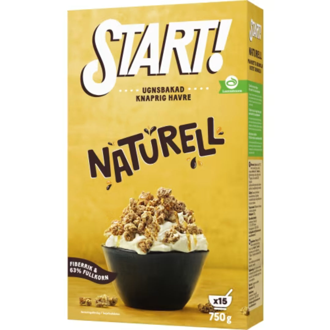 Start! Start Naturell Granola Müsli - Natural Granola 750g