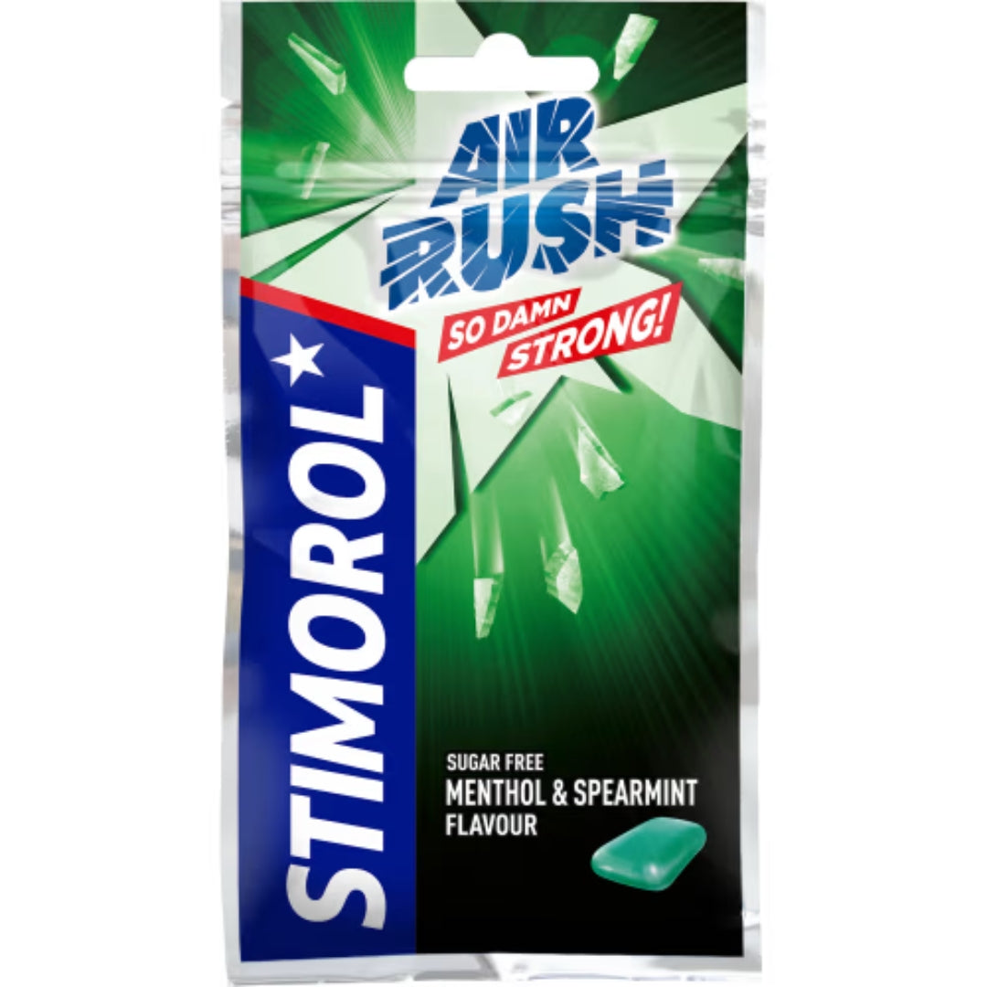 Stimorol Air Rush Menthol Spearmint - Menthol and Spearmint-Flavored Chewing Gum 30g