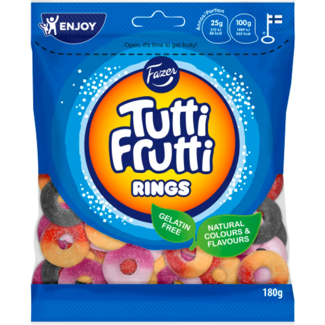 Anelli Fazer Tutti Frutti - Anelli dolci di frutta 180G