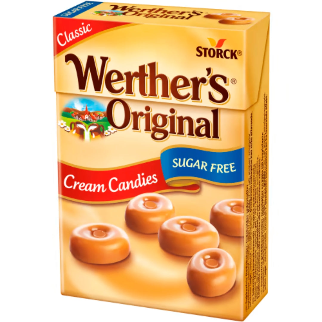 Werther's Cream Candies Mini Sockerfri Ask - Sugar Free Classic Caramels 42G