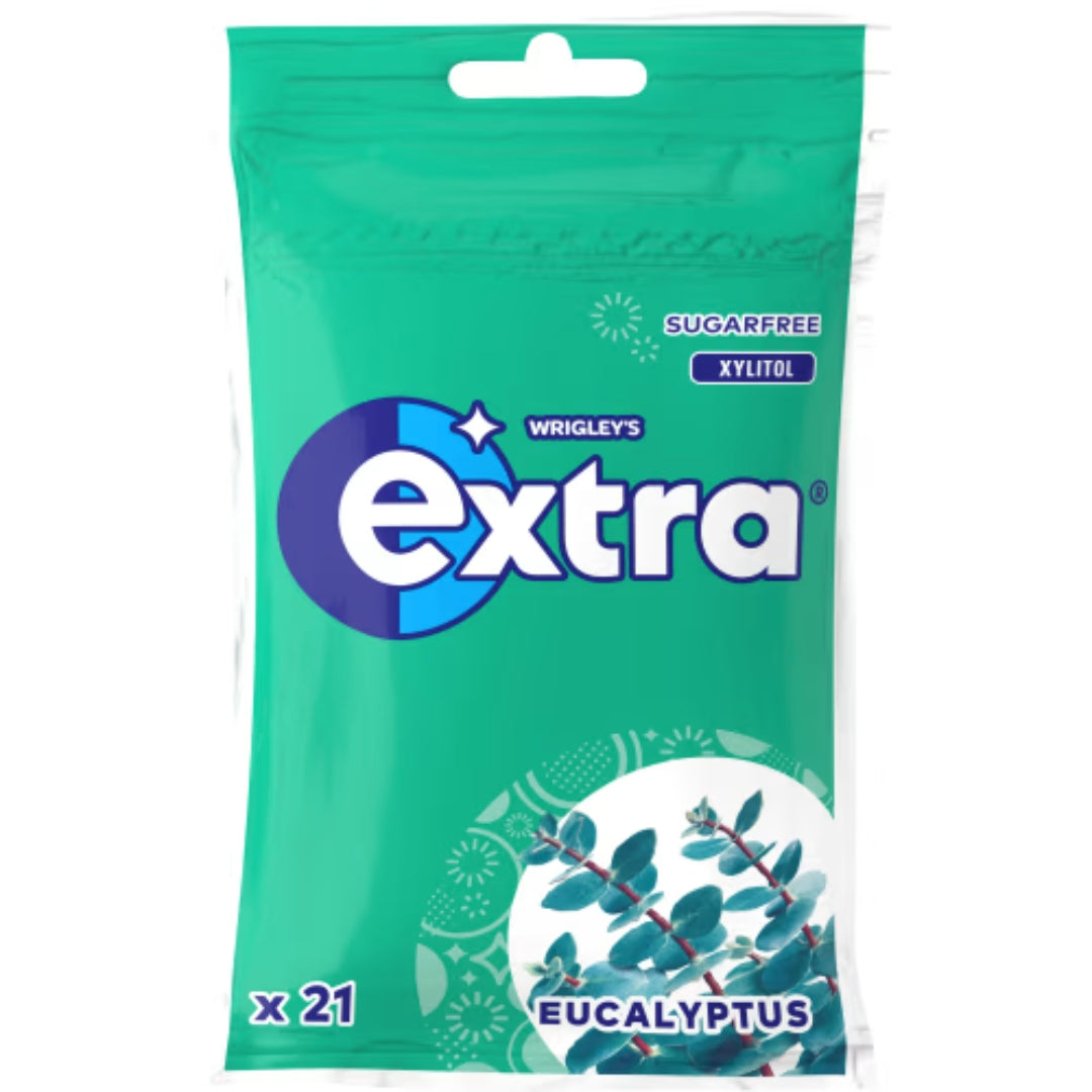 Wrigley's Extra Eucalyptus Tuggummi  - Chewing Gum with Eucalyptus flavor 29g