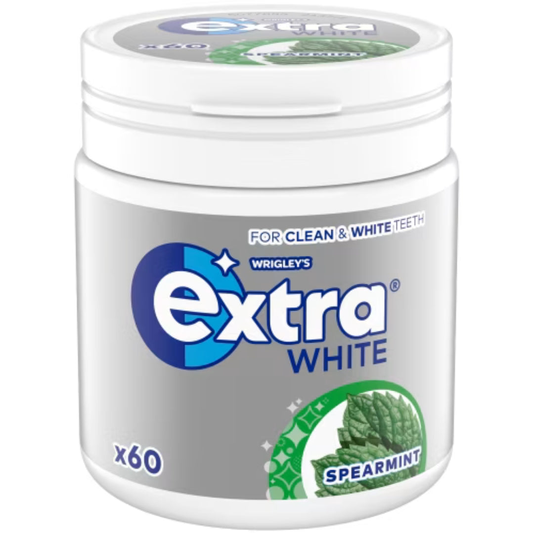 Wrigley's Extra Spearmint White - Spearmint Sugar-Free Chewing Gum 84g