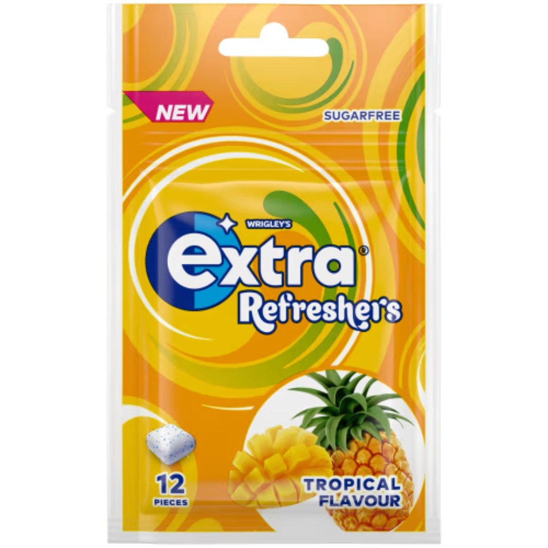 Wrigley's Extra Tropic Tuggummi - Tropical Fruit-Flavored Chewing Gum 26g