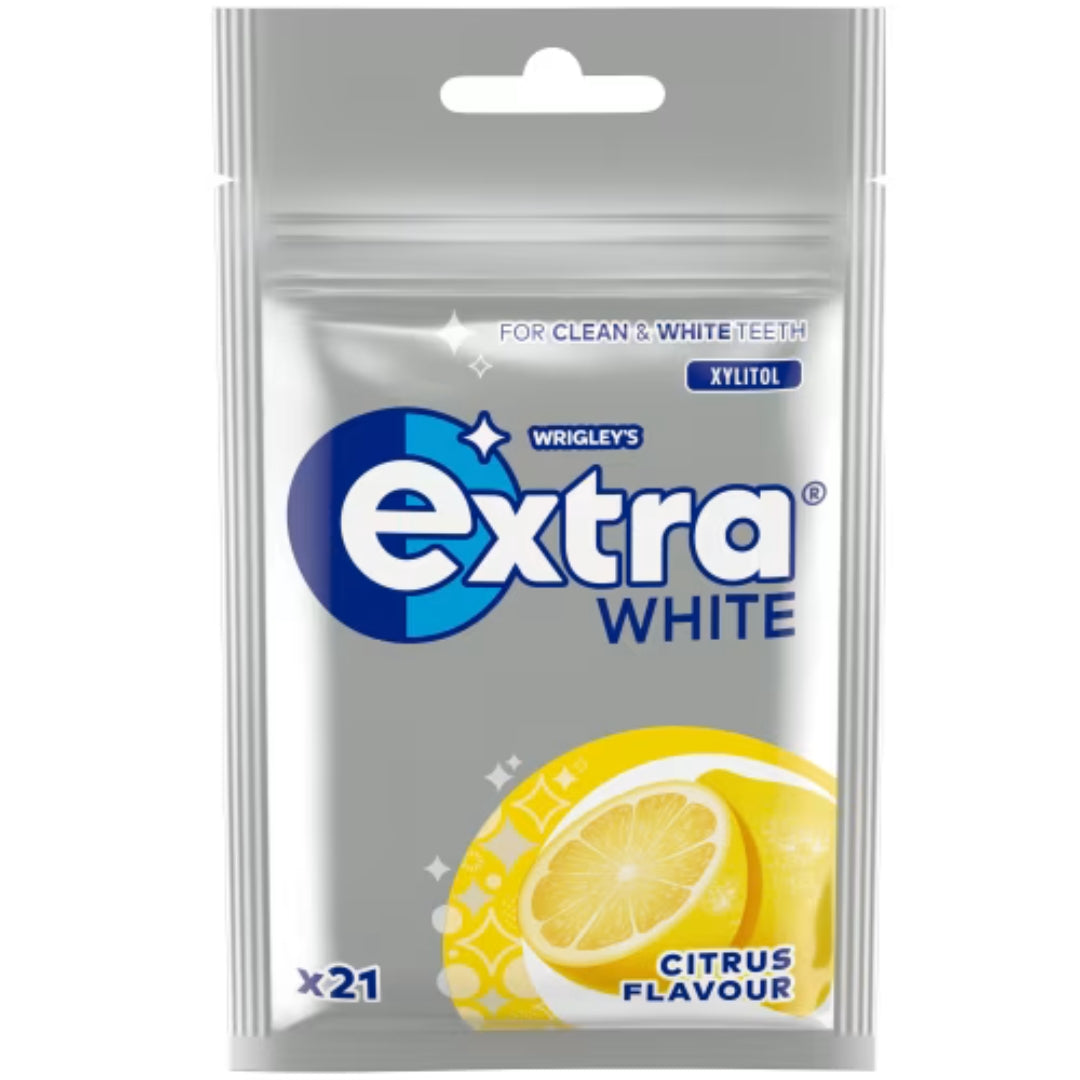 Wrigley's Extra White Professional Citrus Tuggummi - Chewing Gum with Citrus flavor 29g