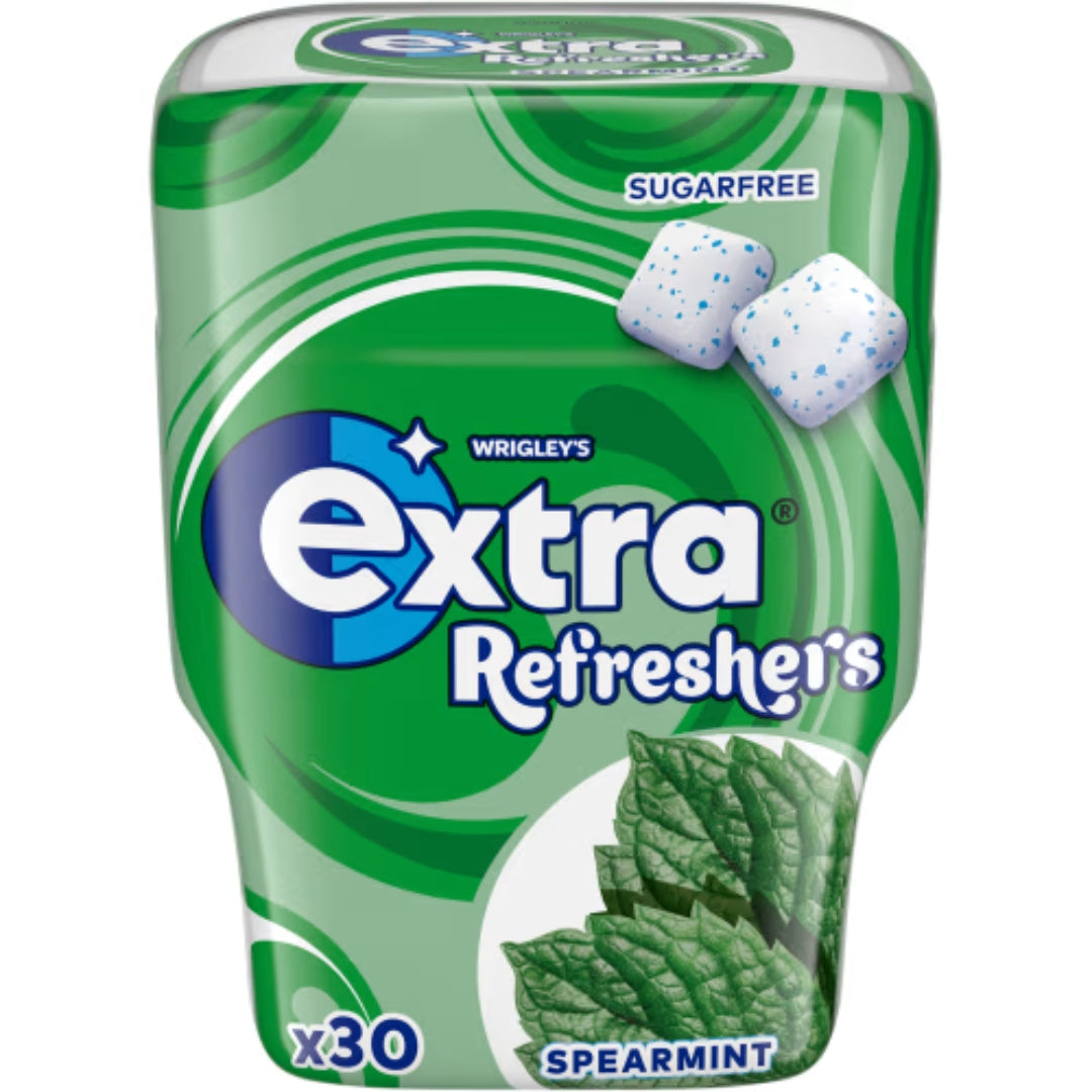 Wrigley's Refreshers Spear - Sugar-Free Chewing Gum with Mint and Menthol Flavor 30p