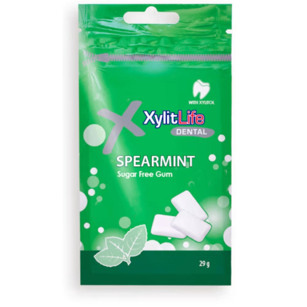 Xylitlife Tuggummi Spearmint - spearmint-flavored sugar-free chewing gum 29g