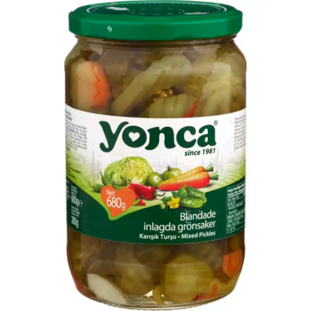 Yonca Inlagda Grönsaker Blandade - Pickled Mixed Vegetables 680g