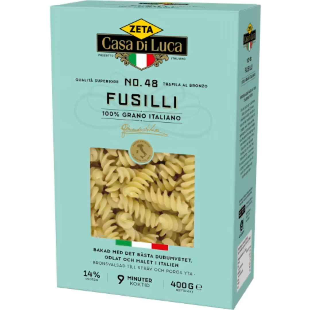 Zeta Fusilli Pasta - Fusilli Pasta 400g