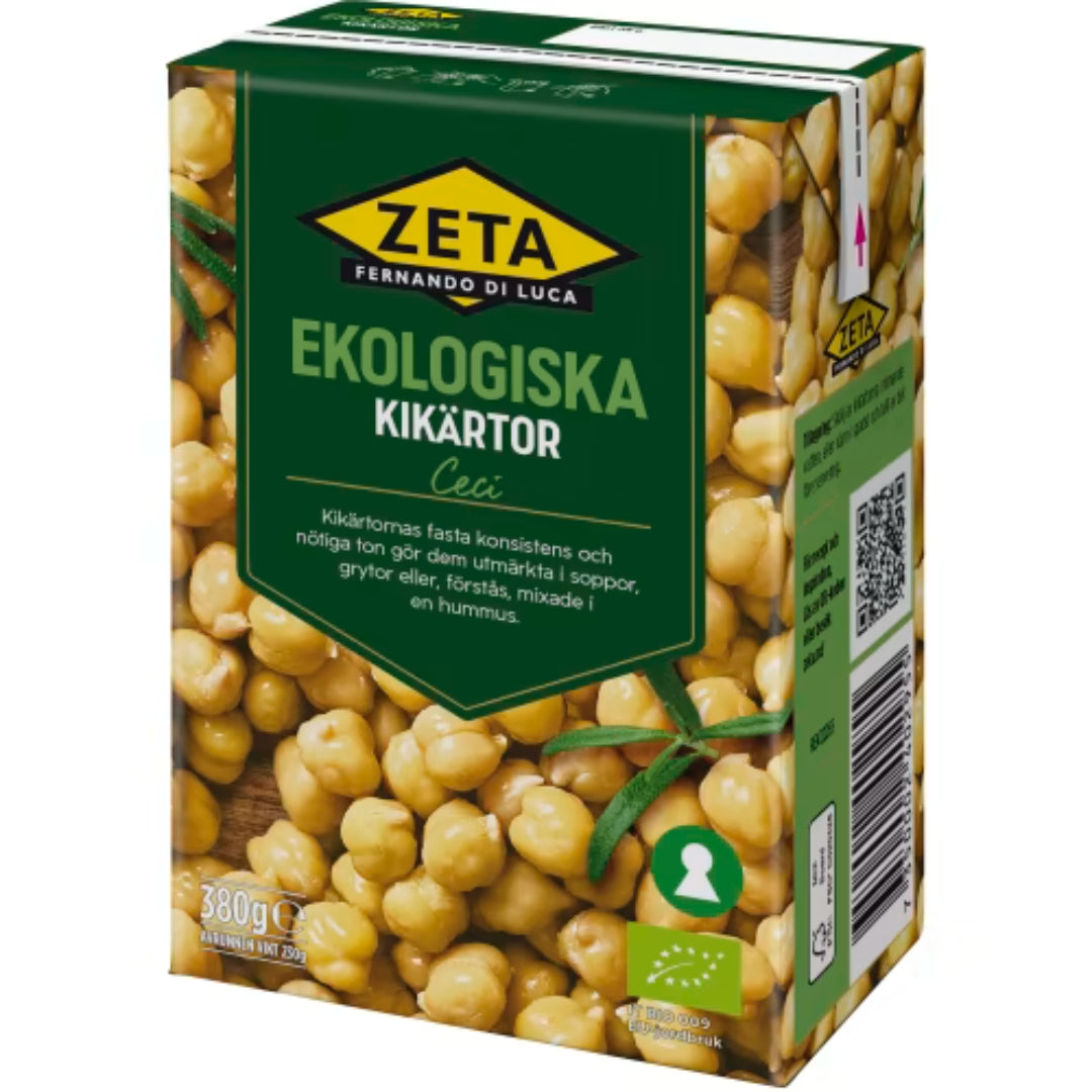 Zeta Kikärtor Ekologiska - Organic Chickpeas 380g