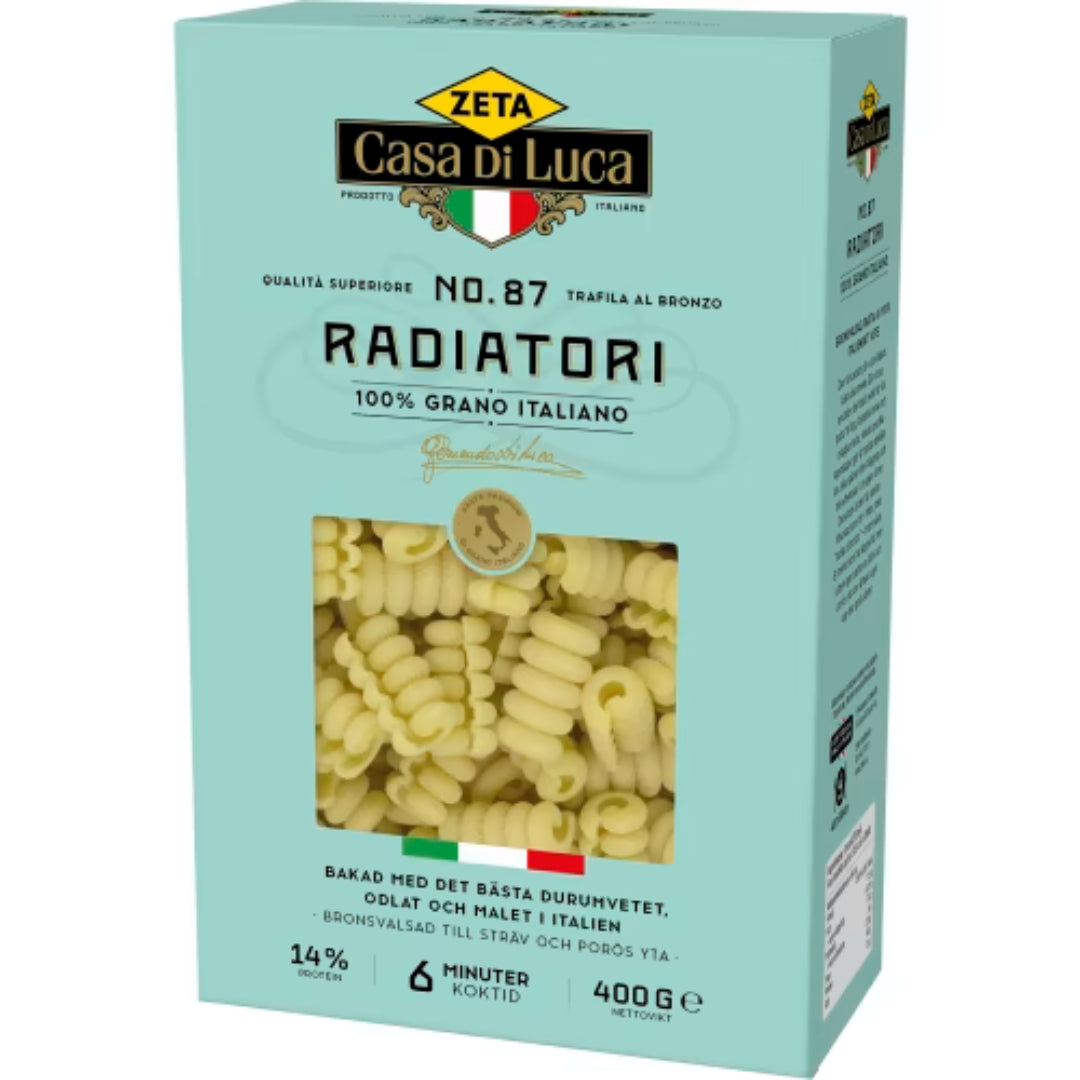 Zeta Radiatori Pasta - Radiatori Pasta 400g