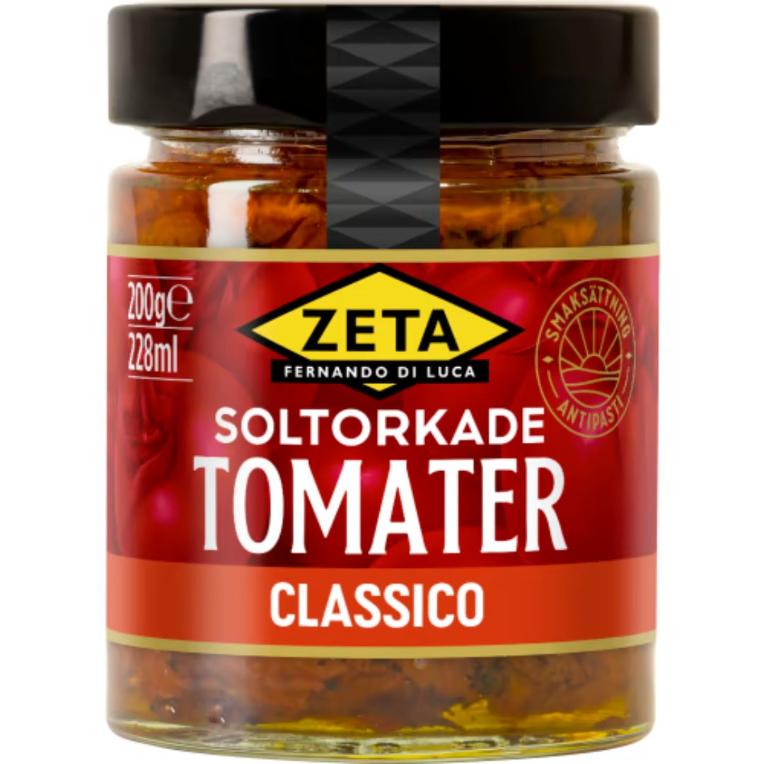 Zeta Tomater Soltorkade Classico - Sun-Dried Tomatoes 200g