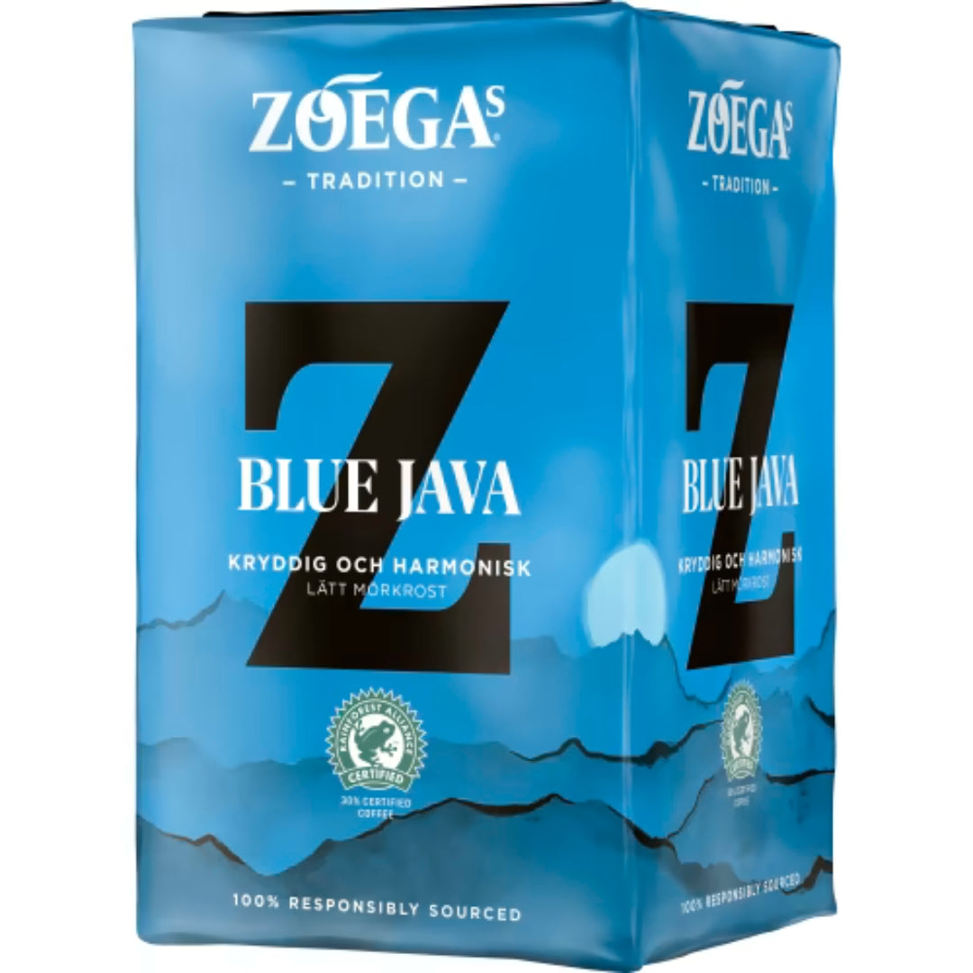 Zoégas Blue Java - Spicy & Harmonious Light Dark Roast 450g