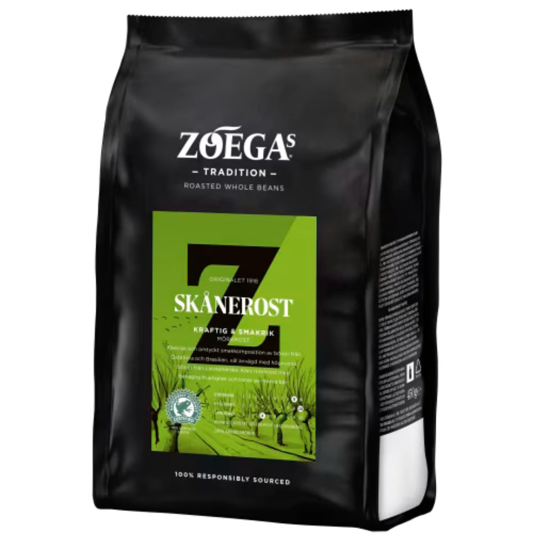 Zoégas Skånerost Hela bönor - Dark Roast Beans 450g