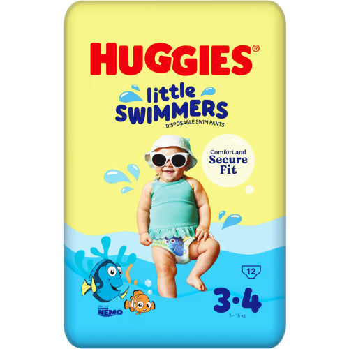 Huggies Swim Pants 3-4 7-14 Kg - Swim Diaper 7-14 Kg 12p